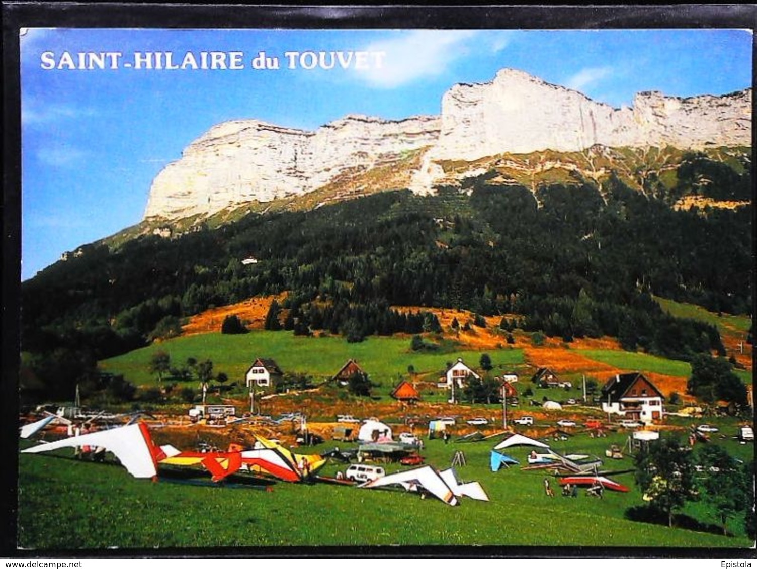 1980s  Deltaplane Rassemblement (Hang Gliding - Deltavliegen) - FRANCE SAINT HILAIRE DU TOUVET (38) - Fallschirmspringen