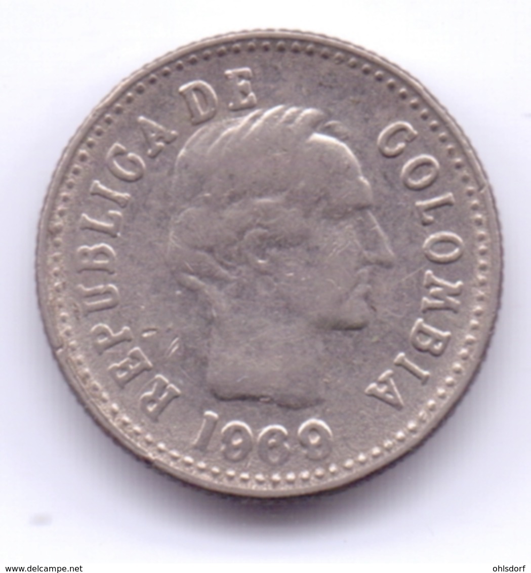 COLOMBIA 1969: 10 Centavos, KM 236 - Kolumbien