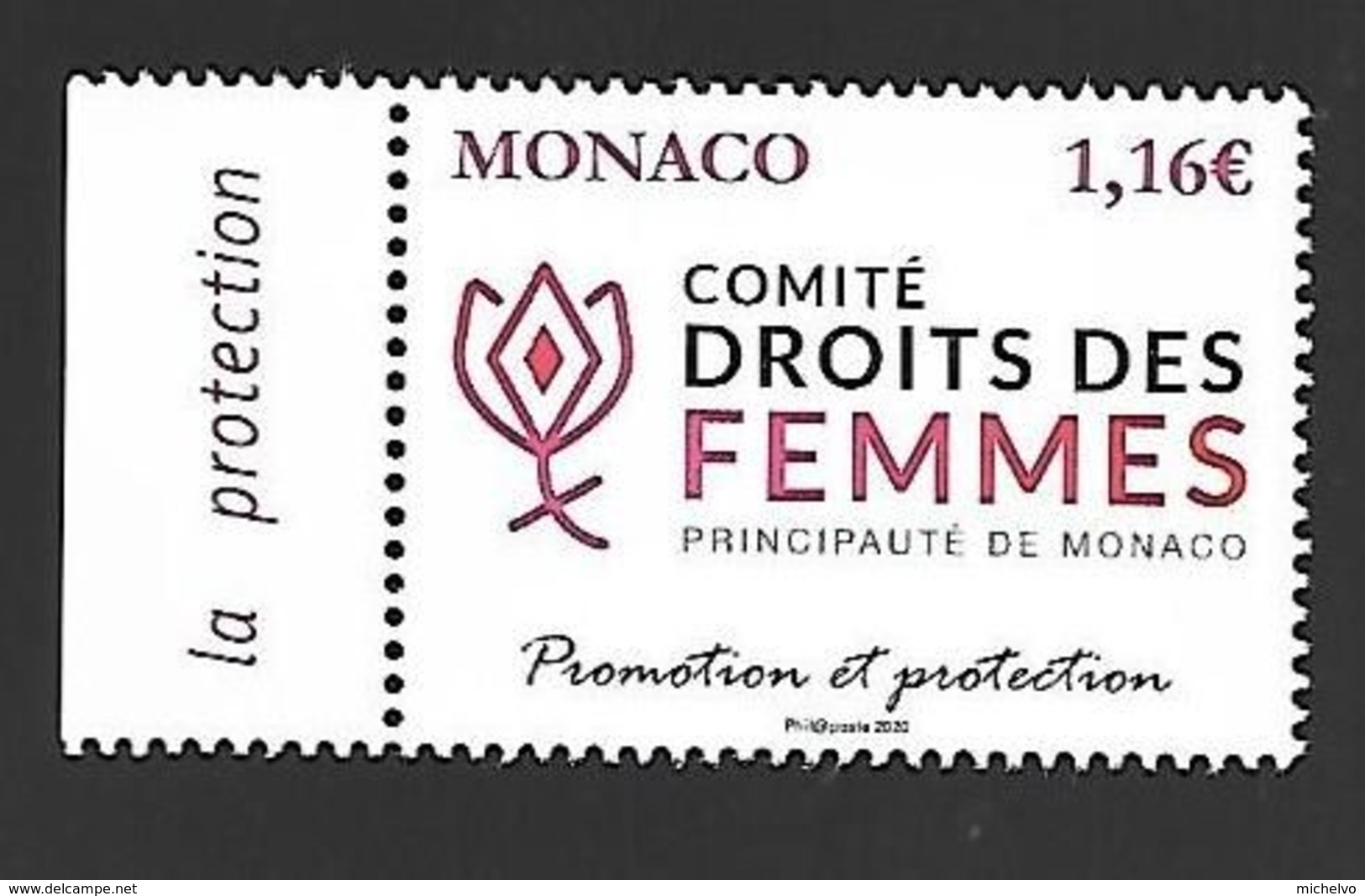 Monaco 2020 - Yv N° 3214 ** - Comité Pour La Promotion Et La Protection Des Droits Des Femmes - Unused Stamps