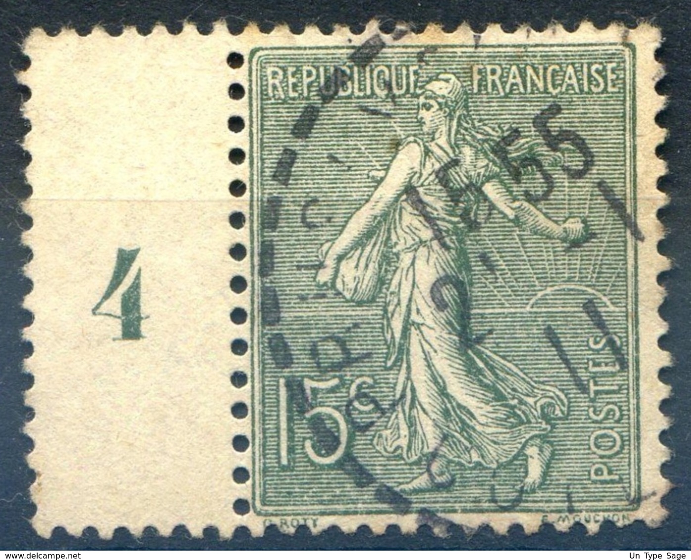 France N°130 - Millésime 4 - Oblitéré - (F032) - Millésimes