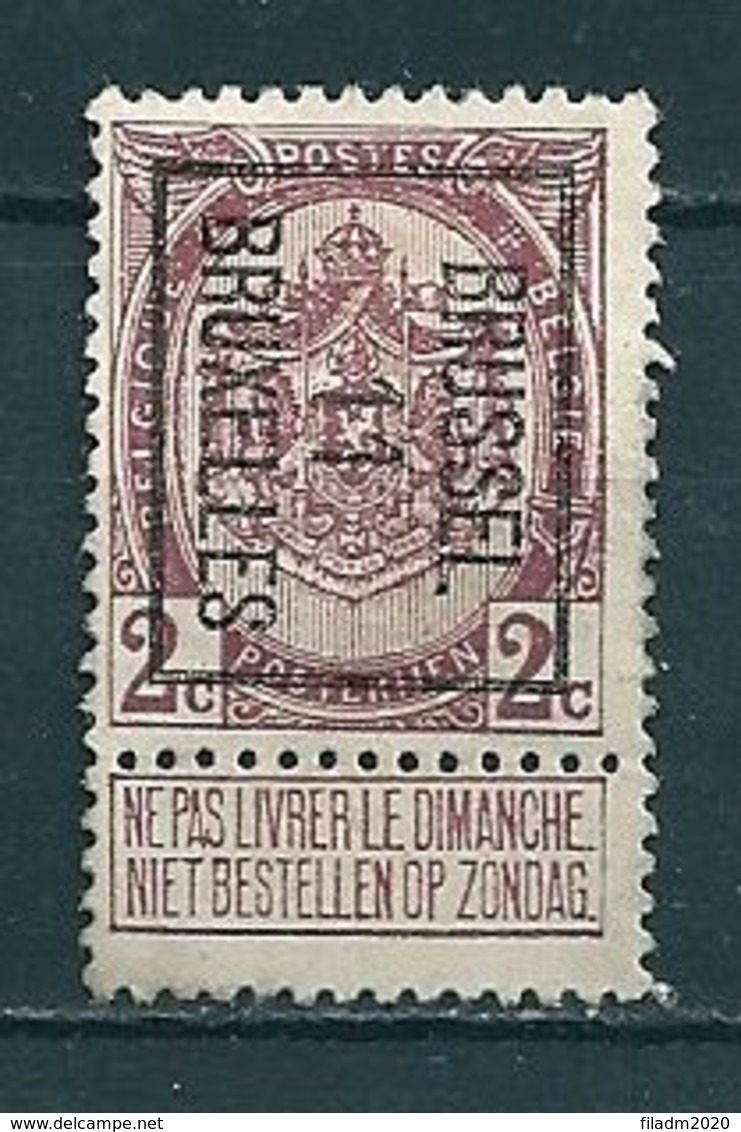 PREO 19 Op Nr 82 BRUSSEL 11 BRUXELLES - Positie B - Typos 1906-12 (Wappen)