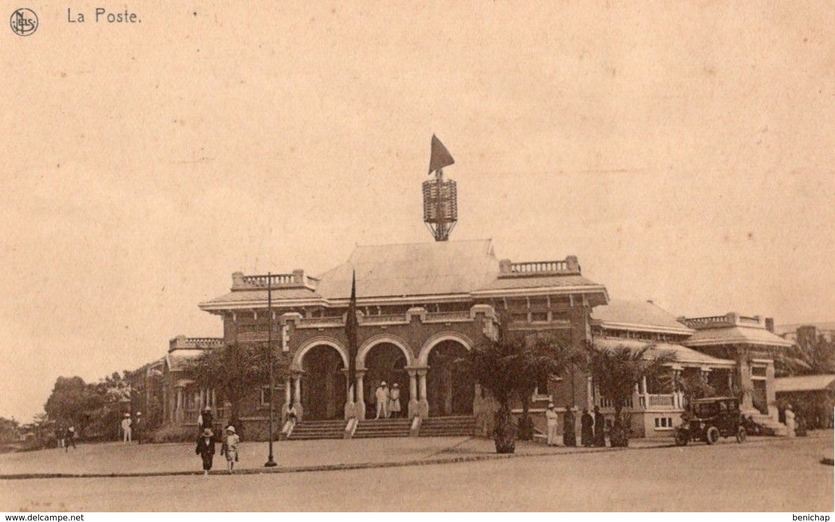 CPA CONGO BELGE - VUE GENERALE DE LA POSTE- KINSHASA - NEUVE - NON CIRCULEE - NELS. - Kinshasa - Leopoldville