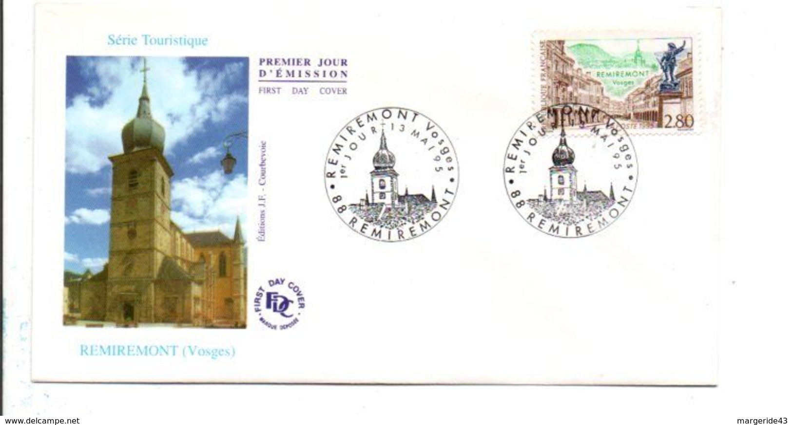 FDC 1995 REMIREMONT VOSGES - 1990-1999