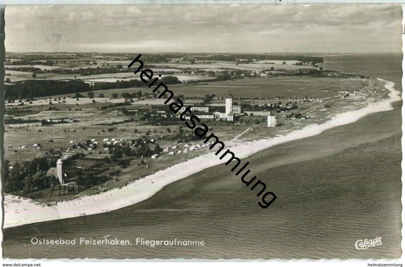 Pelzerhaken - Fliegeraufnahme - Foto-Ansichtskarte - Verlag Cramers Kunstanstalt Dortmund - Neustadt (Holstein)