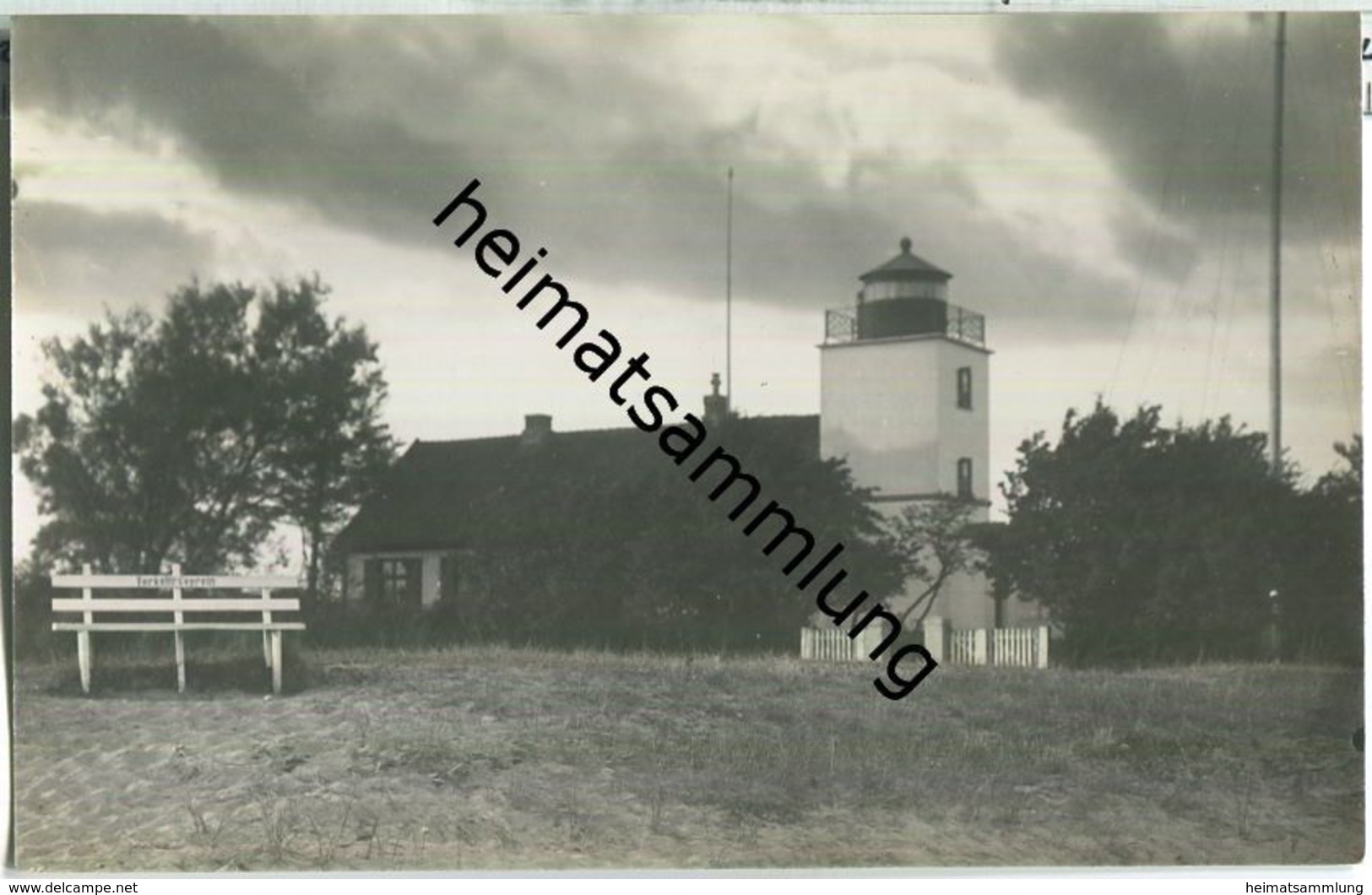 Pelzerhaken - Leuchtturm - Foto-Ansichtskarte - Stempel Julius Simonsen Oldenburg - Neustadt (Holstein)