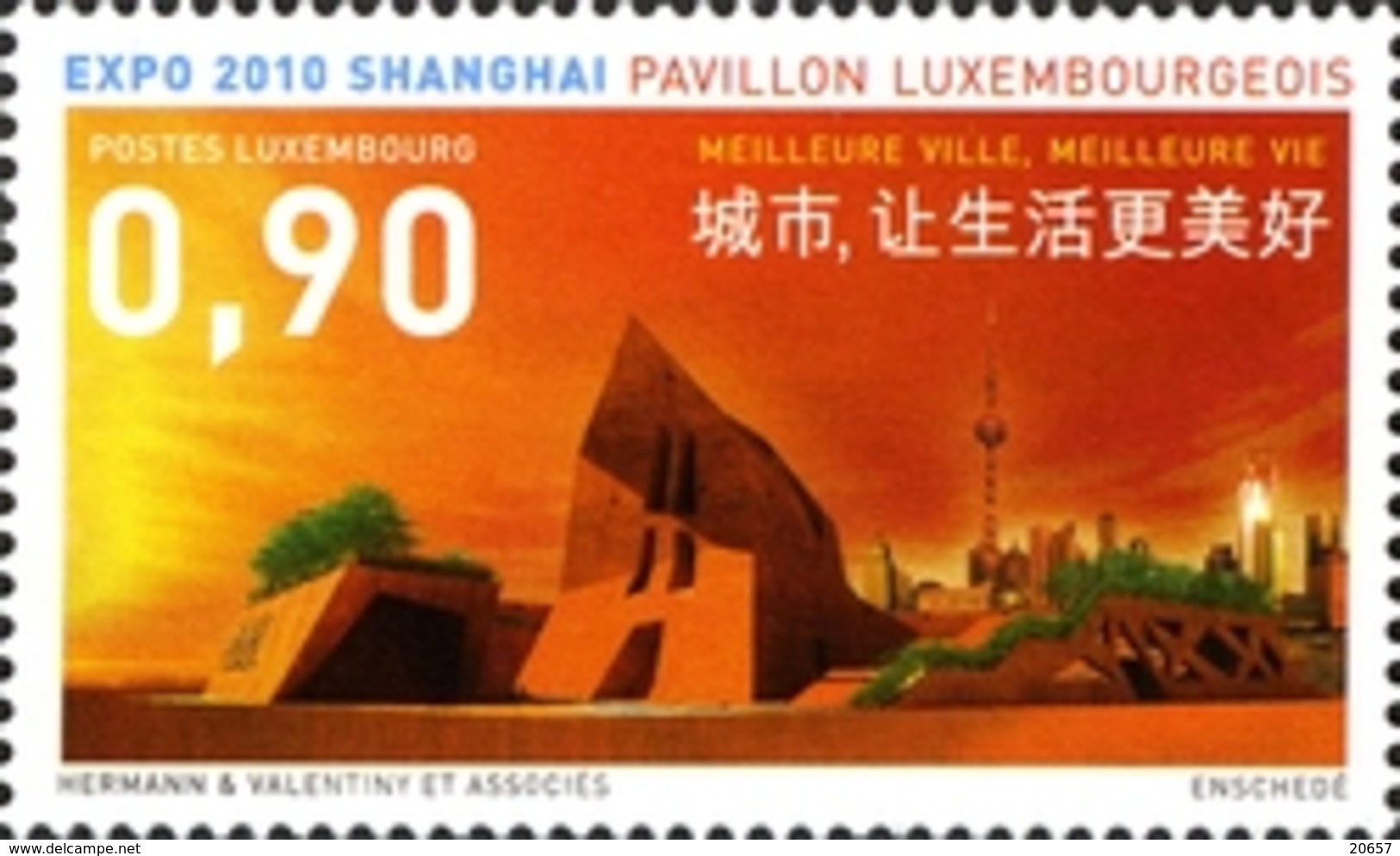 LUXEMBOURG 1800 Shangai China - 2010 – Shanghai (China)
