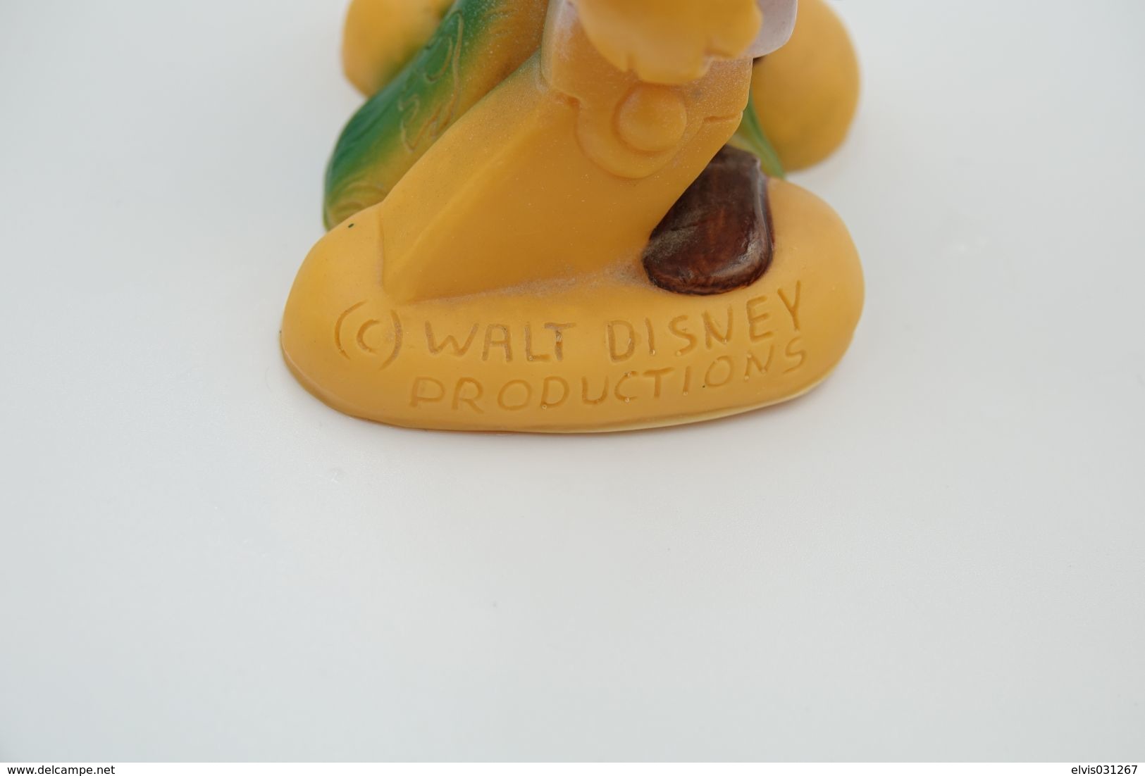 PIEPER POUET SQUEAKY: WALT DISNEY PRODUCTIONS PINOCCHIO ULTRA RaRe  - L=18 - Rubber - Vinyl -1970's - Schlümpfe