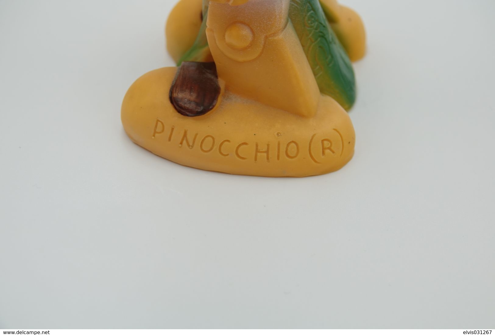 PIEPER POUET SQUEAKY: WALT DISNEY PRODUCTIONS PINOCCHIO ULTRA RaRe  - L=18 - Rubber - Vinyl -1970's - Schlümpfe