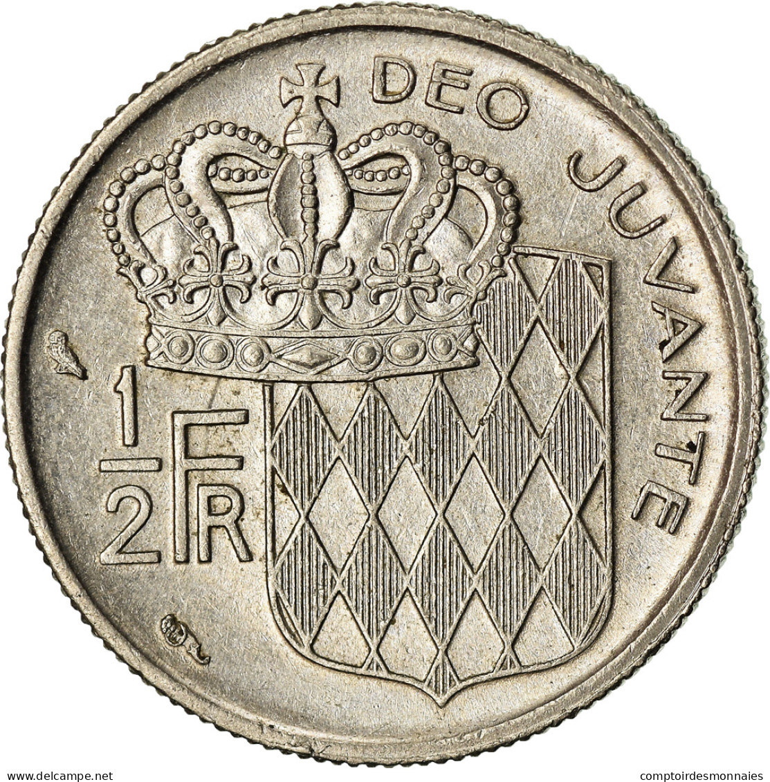 Monnaie, Monaco, Rainier III, 1/2 Franc, 1968, SUP, Nickel, Gadoury:MC 149 - 1960-2001 Neue Francs