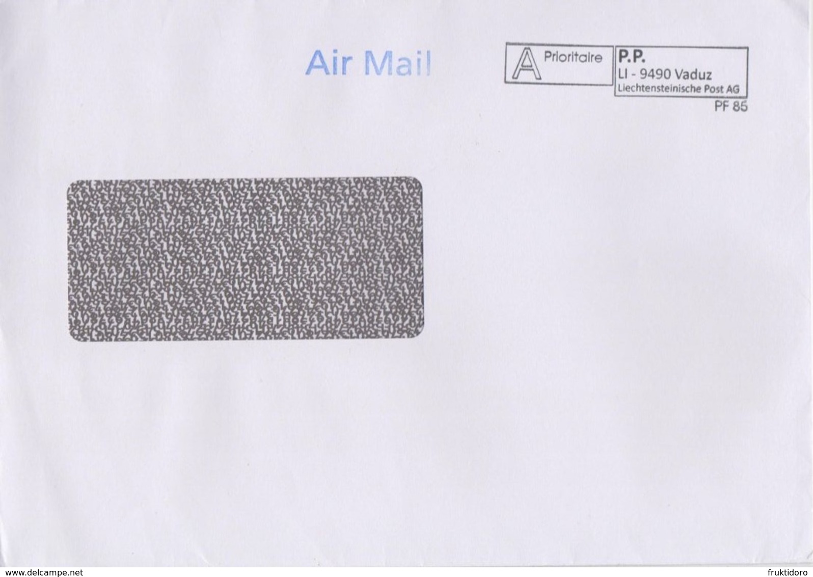 Liechtenstein Postmark - Port Payé - Priority A - Cancelled In Vaduz - Franking Machines (EMA)