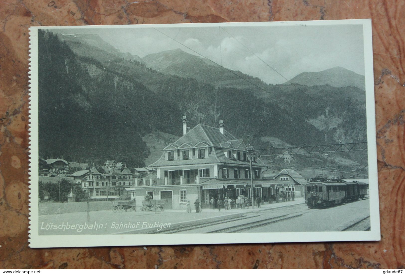 LOTSCHBERGBAHN (BERNE) - BAHNHOF FRUTIGEN - Frutigen