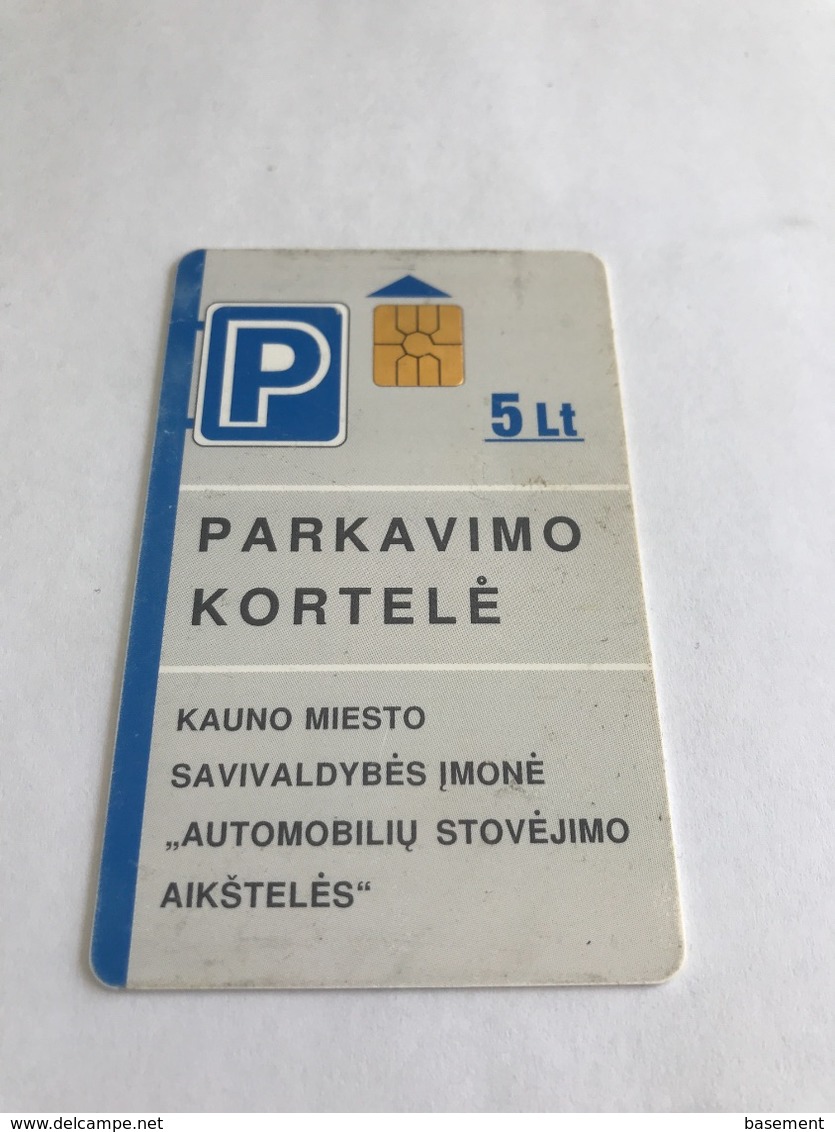 6:389 - Lithuania Parking Card - Litauen