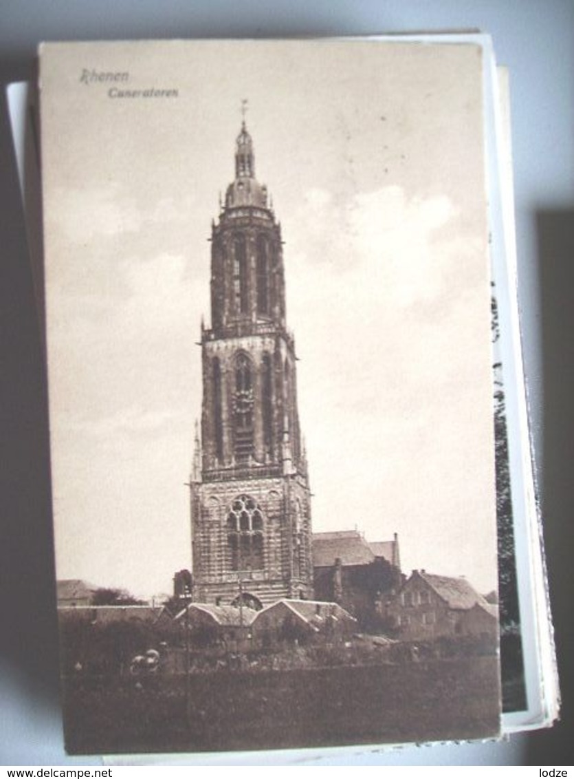 Nederland Holland Pays Bas Rhenen Met Toren Cunera En Omgeving Oud - Rhenen