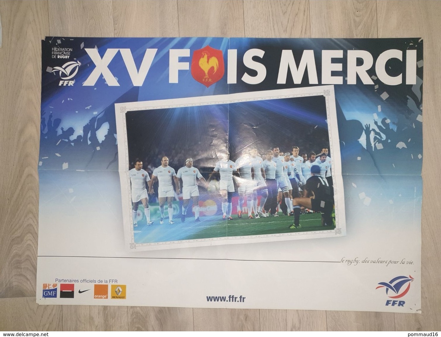 Poster XV Fais Merci - FFR - Rugby