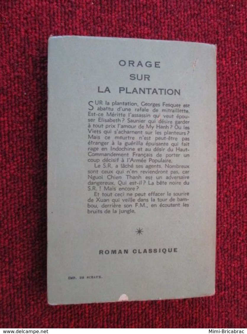 POL2013/1  : 1963 / JC FIARD  / ORAGE SUR LA PLANTATION /  LE MASQUE CHARLES EXBRAYAT PRESENTE ... N°17 - Autres & Non Classés