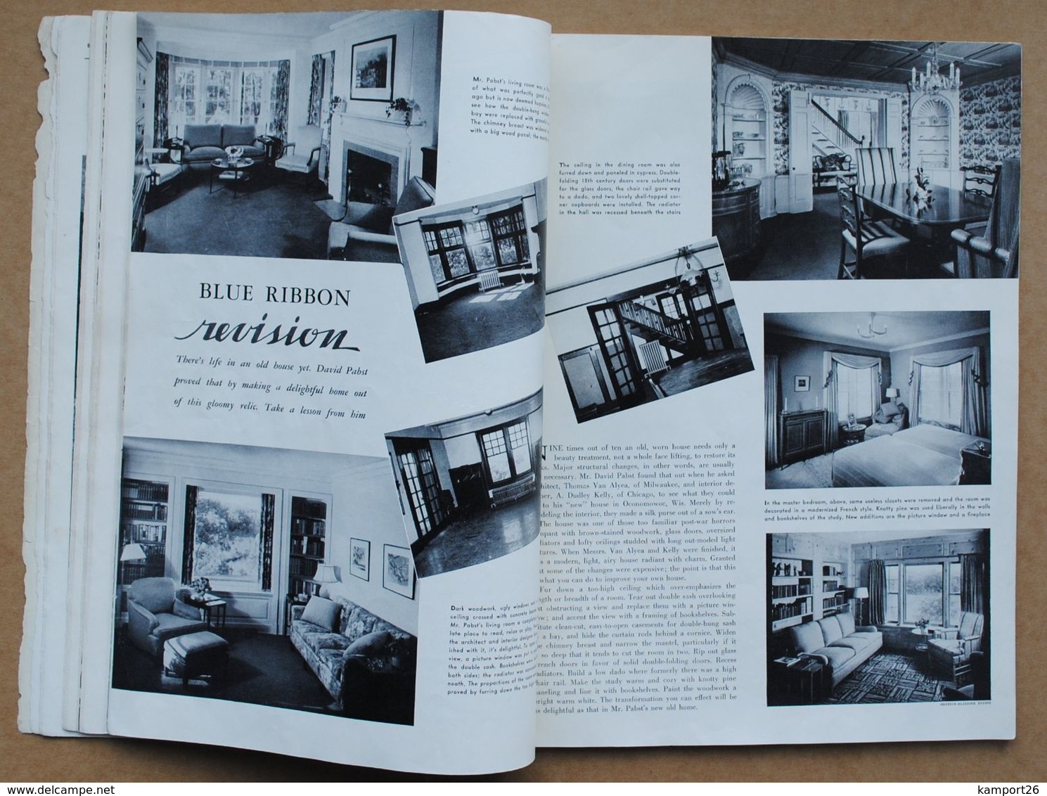 1941 HOUSE BEAUTIFUL September BUILDING Magazine COOKING Furnishing GARDENING History USA - Maison