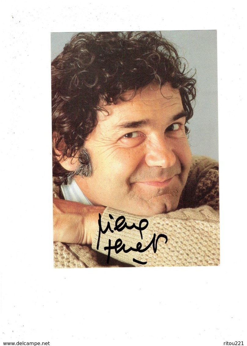 Grande Photographie Artiste Chanteur PIERRE PERRET - Autographe - Non Classés