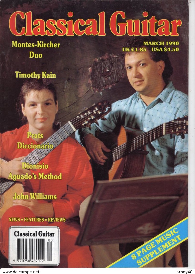 Revue De Guitare - Classical Guitar - N° 7 - 1990 - Montes Kircher Duo - Entretenimiento