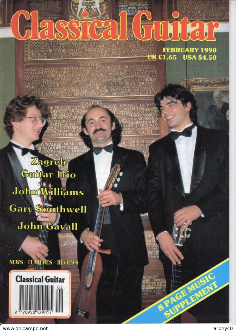 Revue De Guitare - Classical Guitar - N° 6 - 1990 - Zagreb Guitar Trio - Entretenimiento