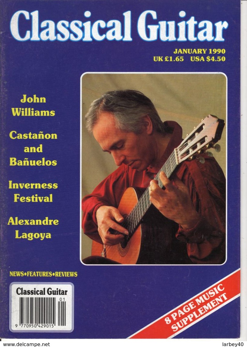 Revue De Guitare - Classical Guitar - N° 5 - 1990 - John Williams - Unterhaltung