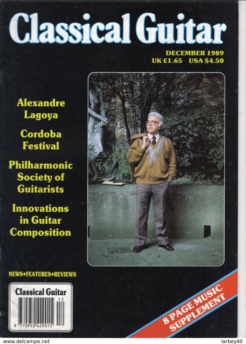 Revue De Guitare - Classical Guitar - N° 4 - 1989 - Alexandre Lagoya - Unterhaltung