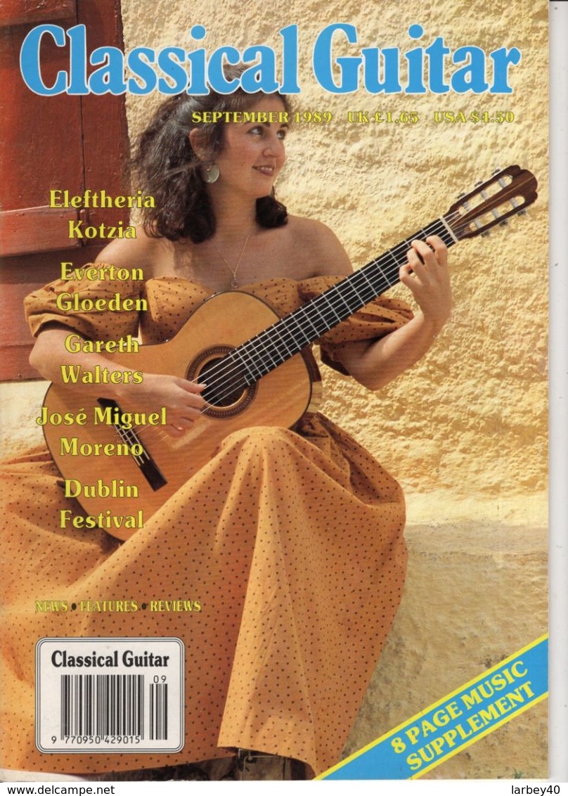 Revue De Guitare - Classical Guitar - N° 1 - 1989 - Eleftheria Kotzia - Unterhaltung