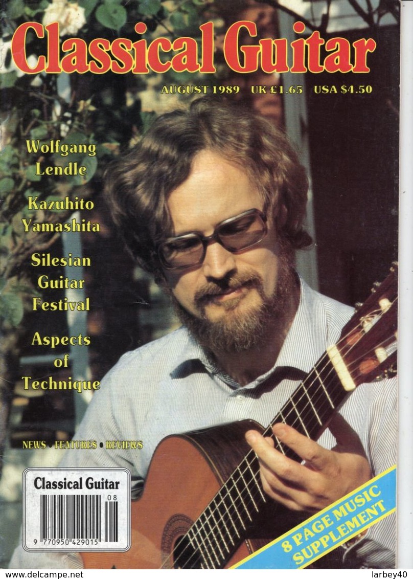 Revue De Guitare - Classical Guitar - N° 12 - 1989 - Wolfgang Lendle - Amusement