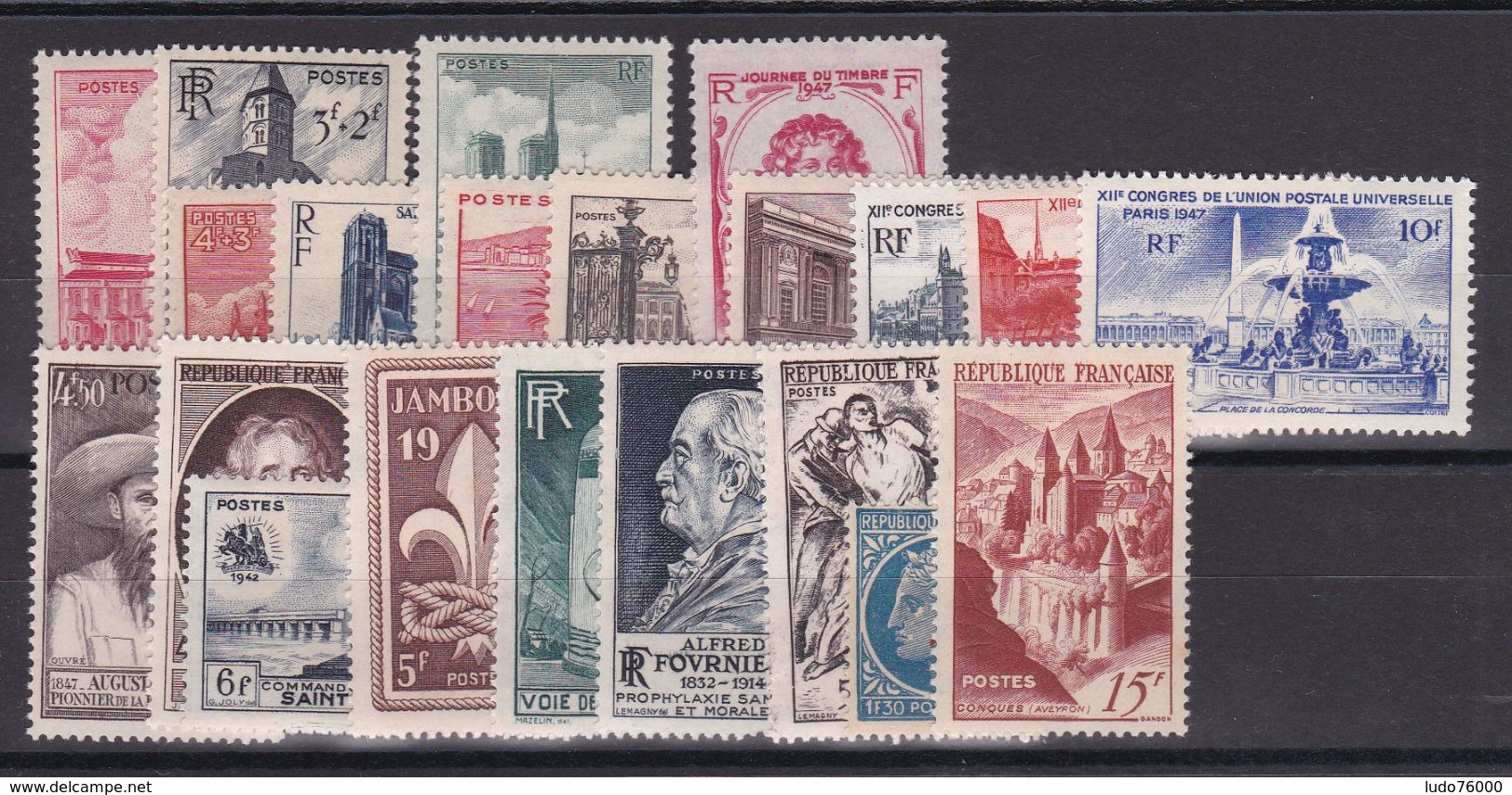 D165/ ANNEE 1947 COMPLETE NEUF** COTE 35€ - Collections
