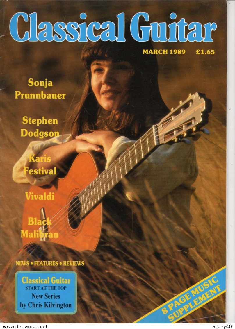 Revue De Guitare - Classical Guitar - N° 7 - 1989 - Sonja Prunnbauer - Divertissement