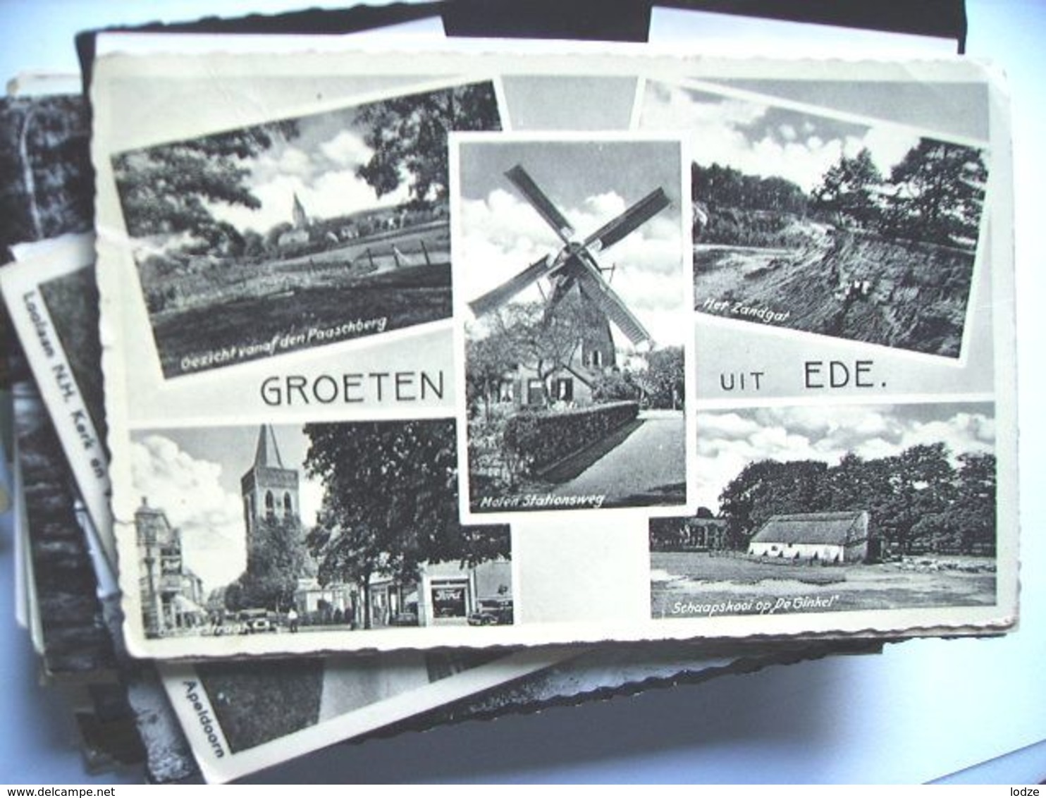 Nederland Holland Pays Bas Ede Met Molen Centraal - Ede