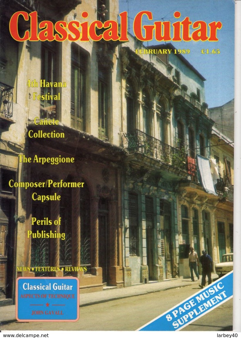 Revue De Guitare - Classical Guitar - N° 6 - 1989 - 4th Havana Festival - Unterhaltung