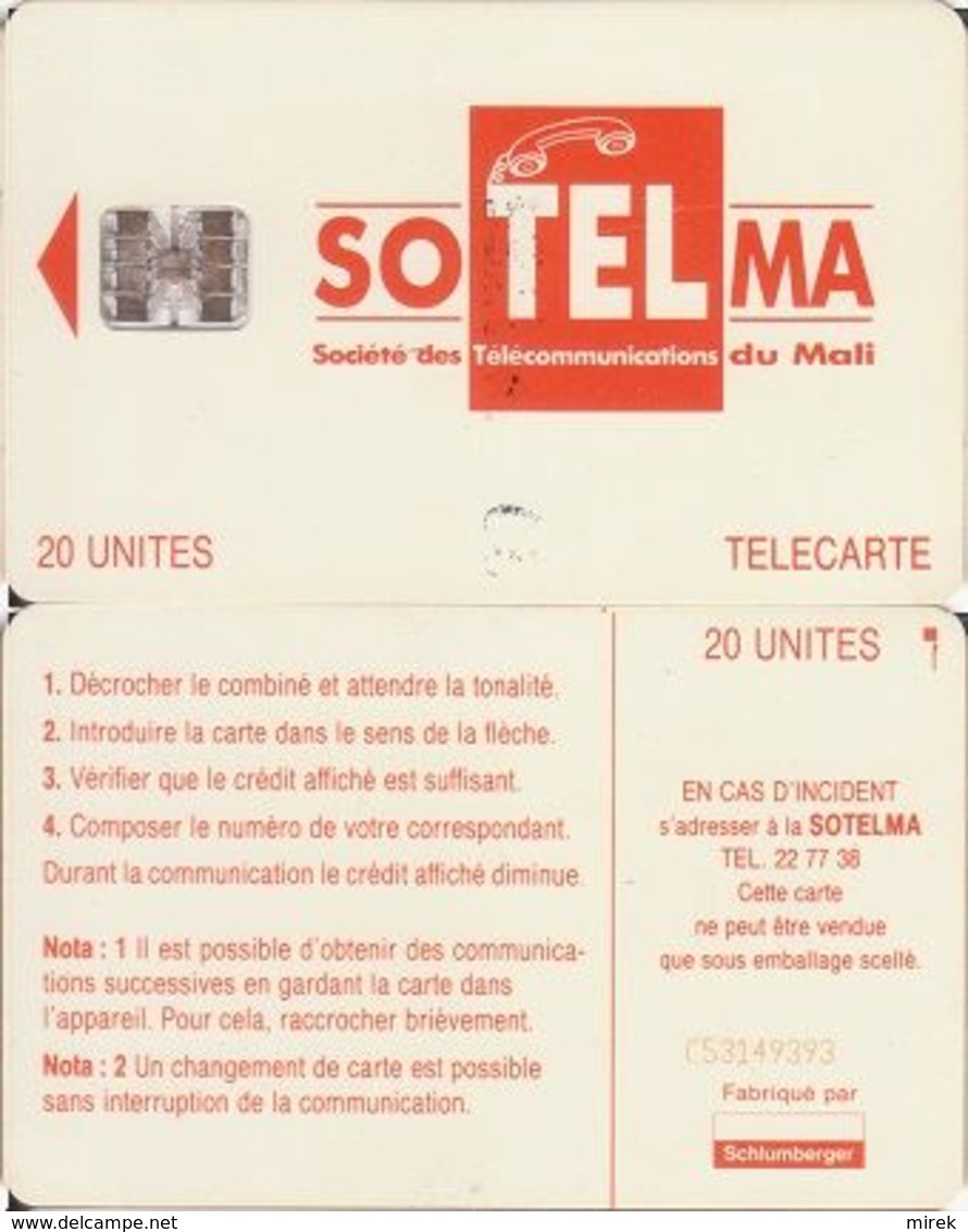 172/ Mali; P7. Orange Logo, SC7, CN C53149393 - Mali