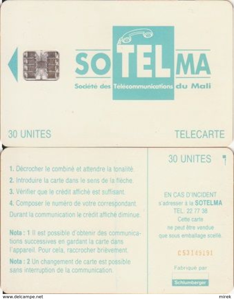 178/ Mali; P8. Light Blue Logo, SC7, CN C53149191 - Malí