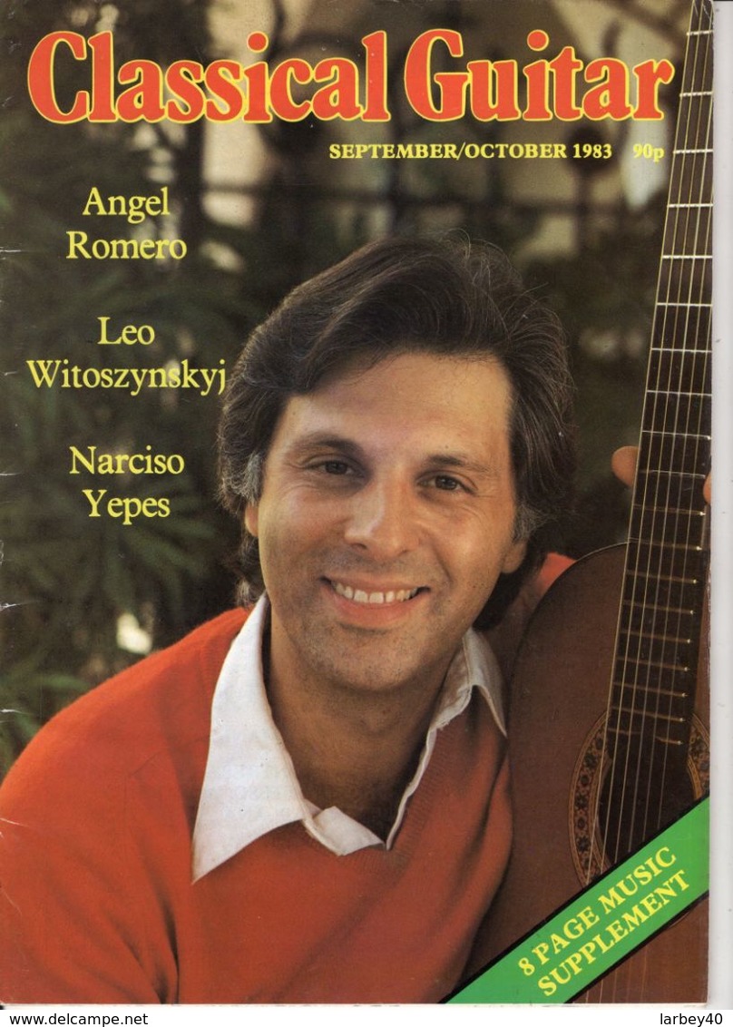 Revue De Guitare - Classical Guitar - N° 1 - 1983 - Angel Romero - Unterhaltung