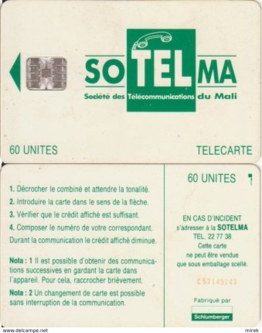 191/ Mali; P9. Green Logo, SC7, CN C53149143 - Mali