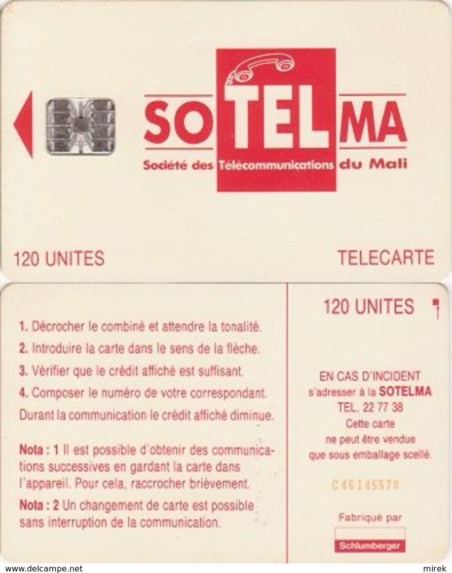 195/ Mali; P10. Red Logo, SC7, CN C46145578 - Malí