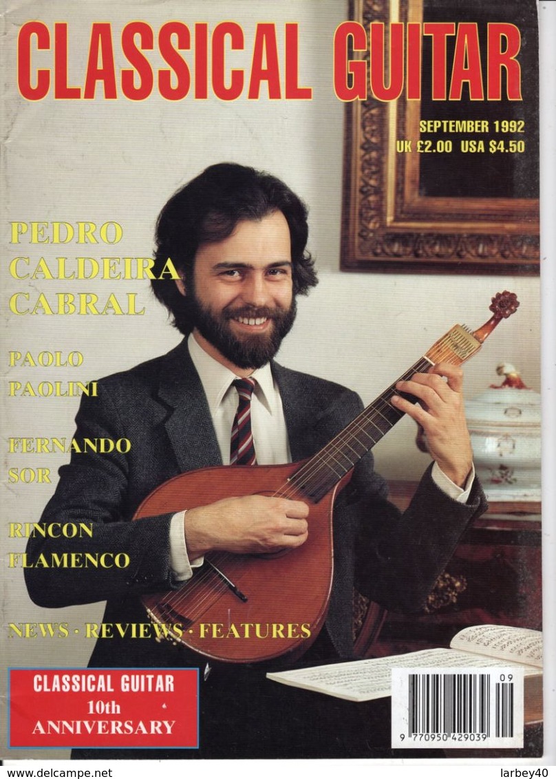 Revue De Guitare - Classical Guitar - N° 1 - 1992 - Pedro Caldeira Cabral - Divertimento