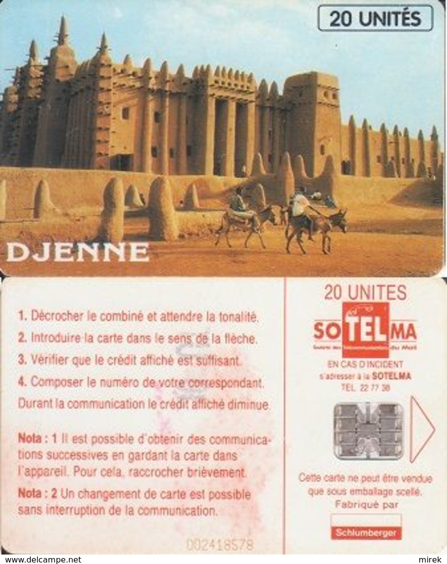 197/ Mali; P13. Djenne 20, 2nd Issue, 10.000 Ex - Mali
