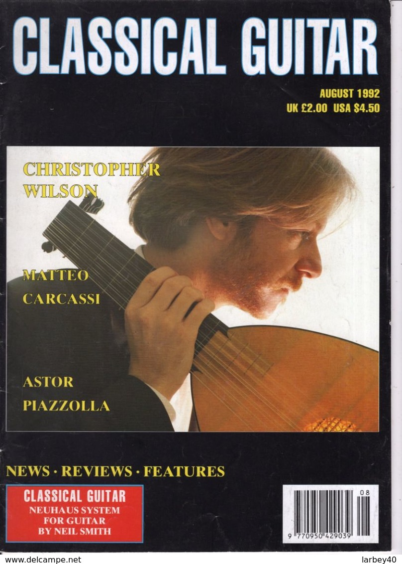 Revue De Guitare - Classical Guitar - N° 12 - 1992 - Christopher Wilson - Divertimento