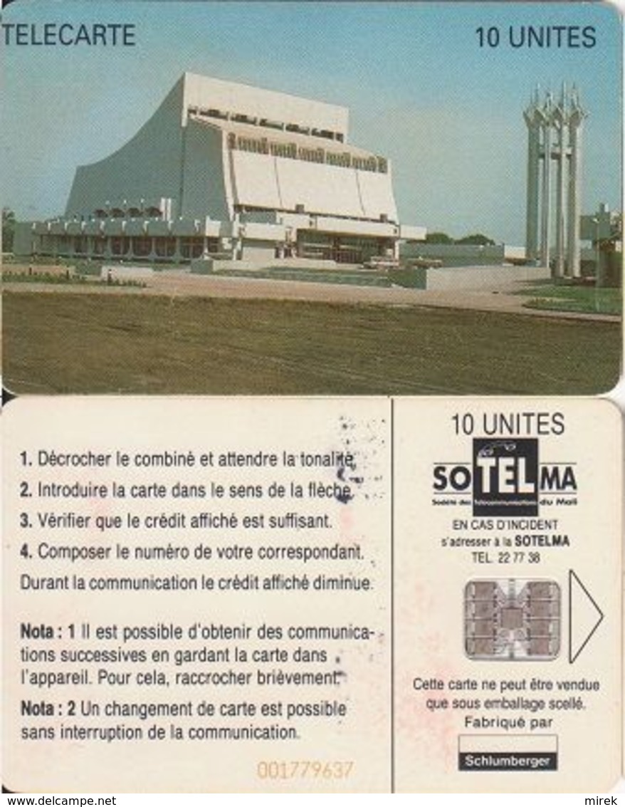 202/ Mali; P15. Building, 1st Issue, 50.000 Ex. - Mali