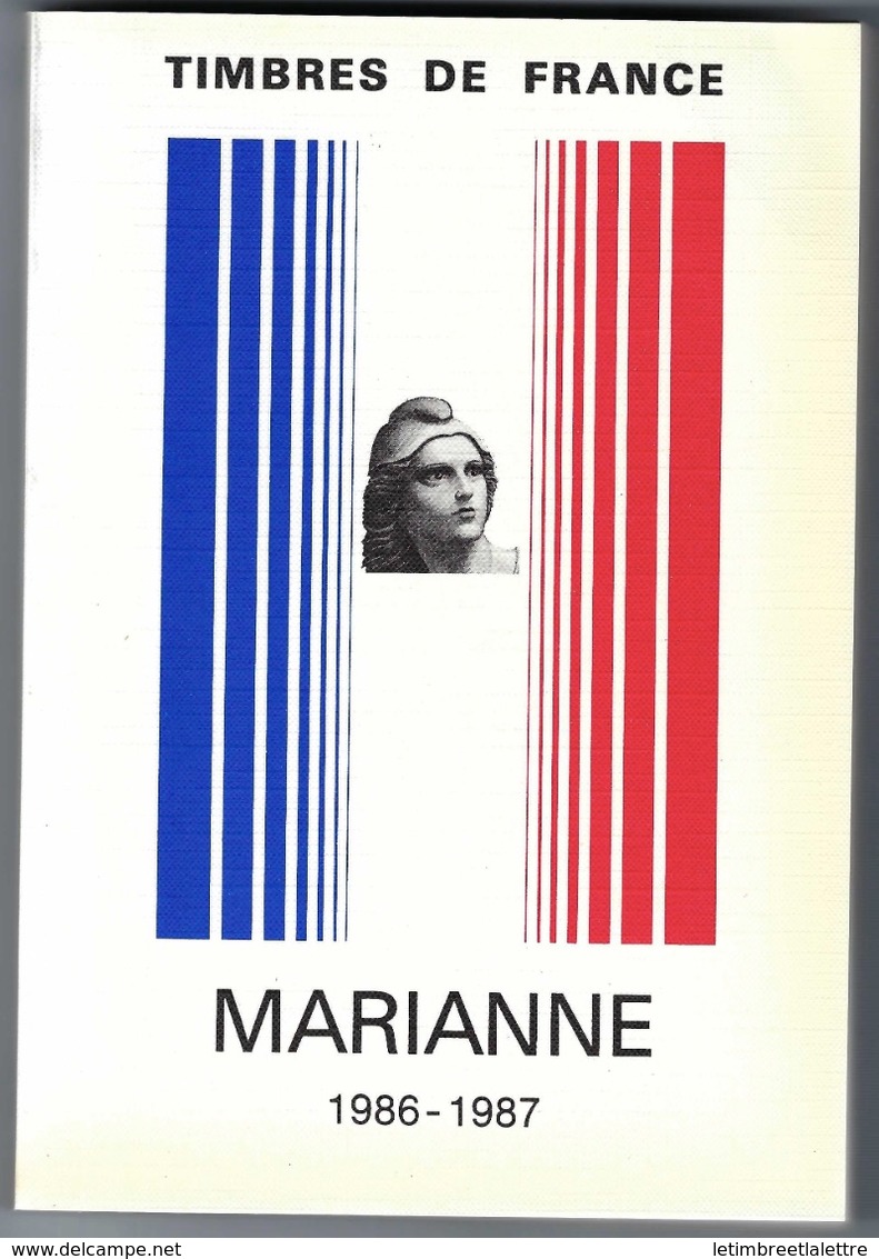 ⭐ Catalogue - MARIANNE - Timbres-poste De France - 1986-1987 - Bel Ouvrage Pour Philatéliste ⭐ - Frankrijk