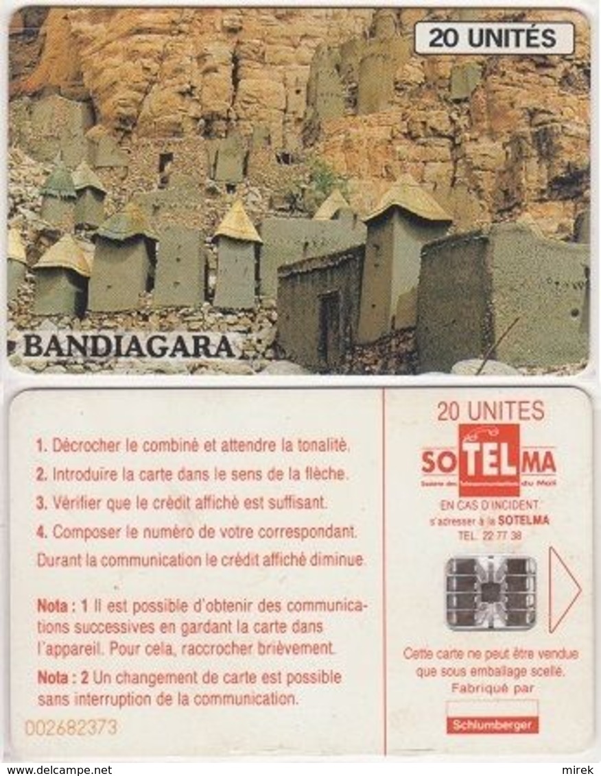 211/ Mali; P20. Bandiagara, Color Logo - Malí