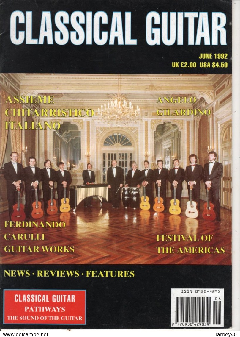 Revue De Guitare - Classical Guitar - N° 10 - 1992 - Angelo Gilardino - Divertissement