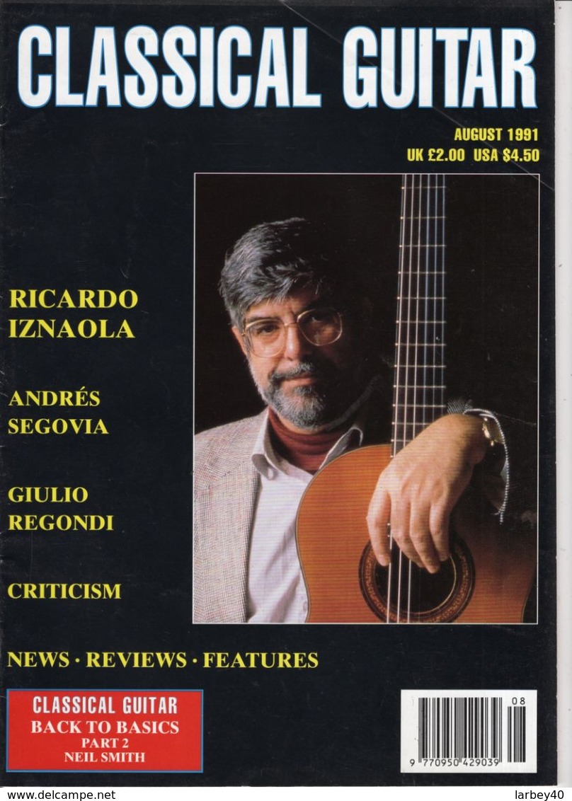 Revue De Guitare - Classical Guitar - N° 12 - 1991 - Ricardo Iznaola - Unterhaltung