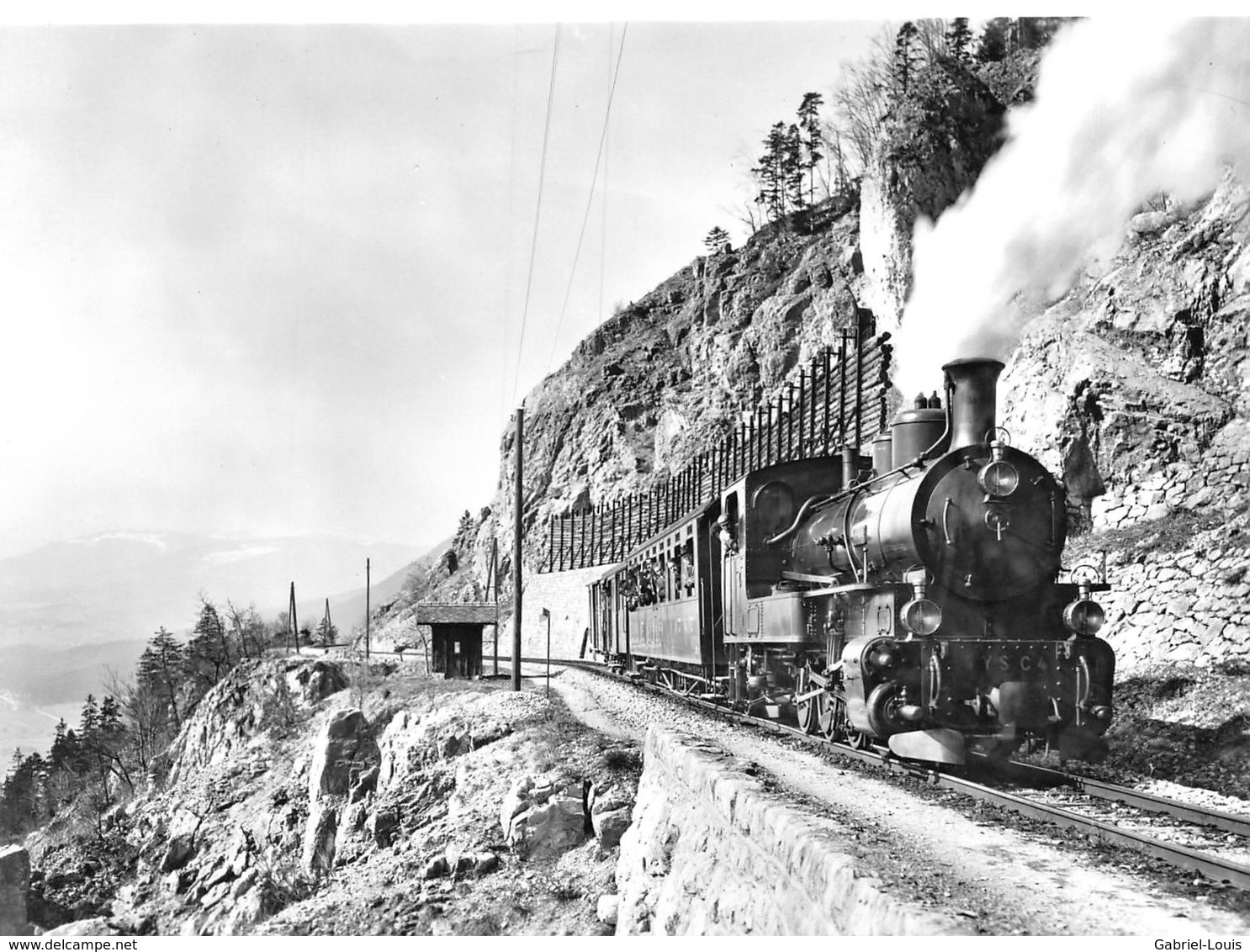 BVA Aliénor Rapilles De Baulmes Pour Ste-Croix - YSteC - YSte C - Y.S.T.E.C - Ligne De Chemin De Fer Train - Baulmes