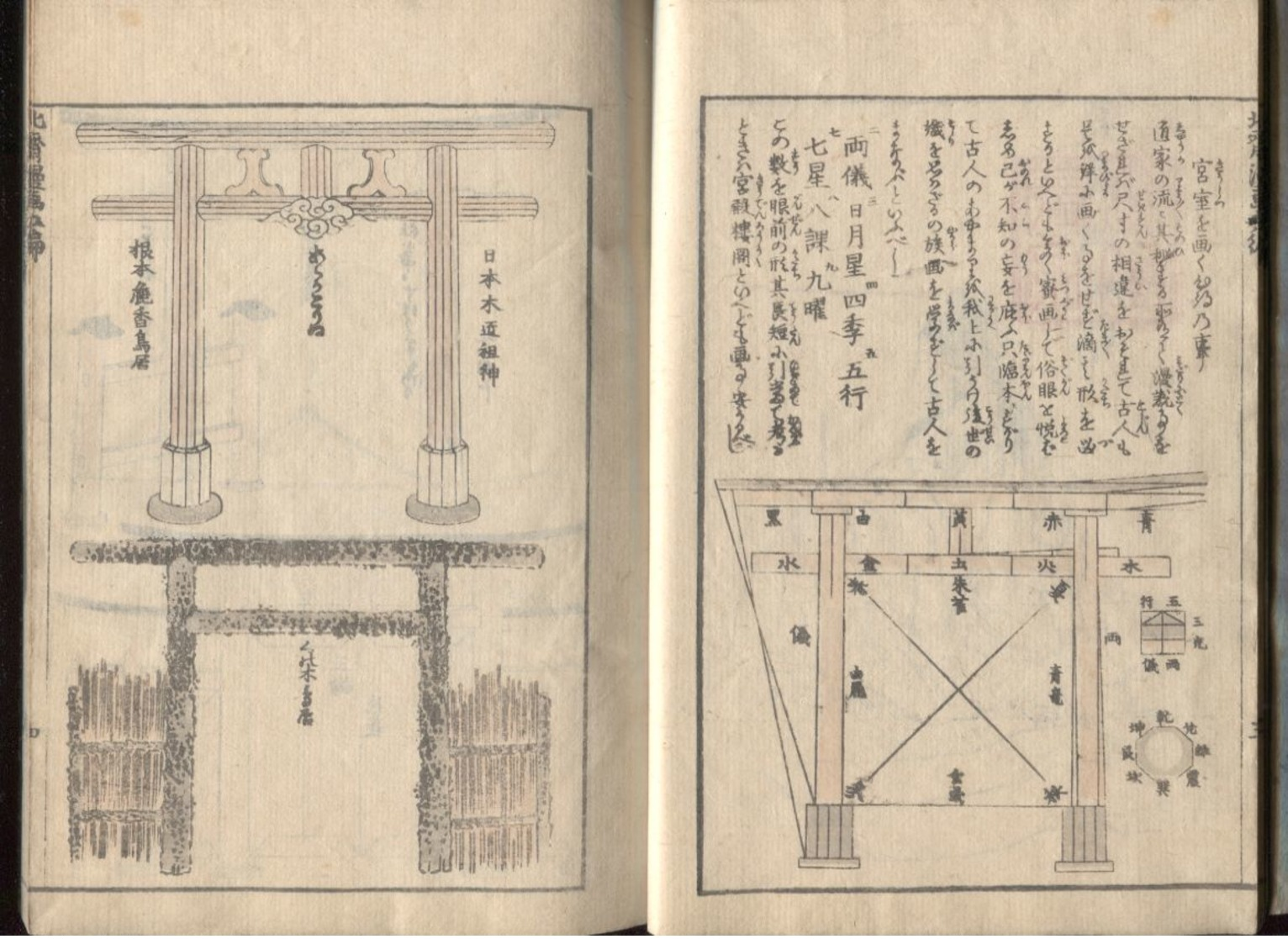 Livre Japonais Ancien Avec Estampes Couleurs Passées Réf LJA3 Port Fr 3,80€ - Livres Anciens