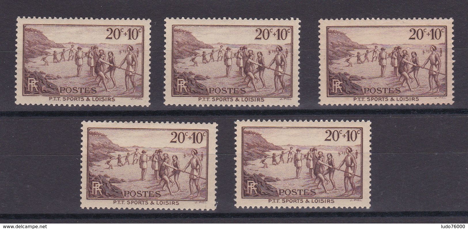 D167/ LOT N° 345 NEUF** COTE 17.50€ / 5 TIMBRES - Collections