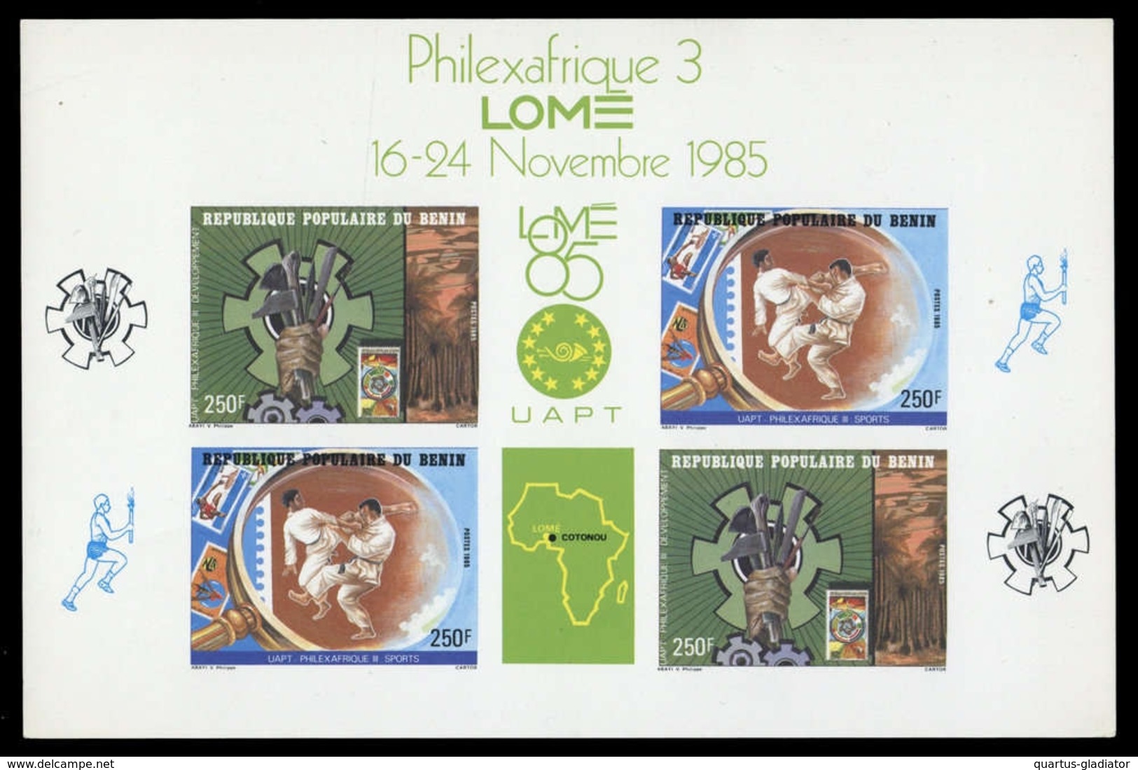 1985, Benin, 424-25 KB Edl - Benin - Dahomey (1960-...)