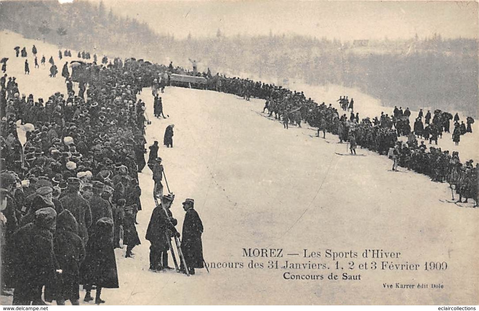 Morez       39        Concours De Skis  Concours De Saut        ( Voir Scan) - Morez