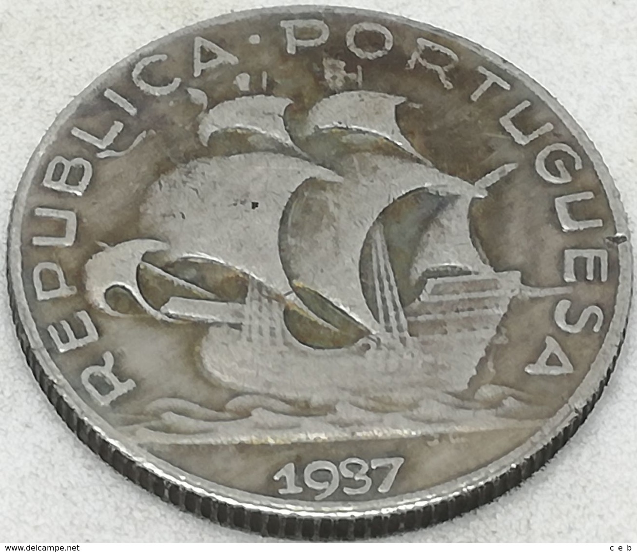 RÉPLICA Moneda 2,50 Escudos. 1937. Portugal. Rara - Portugal